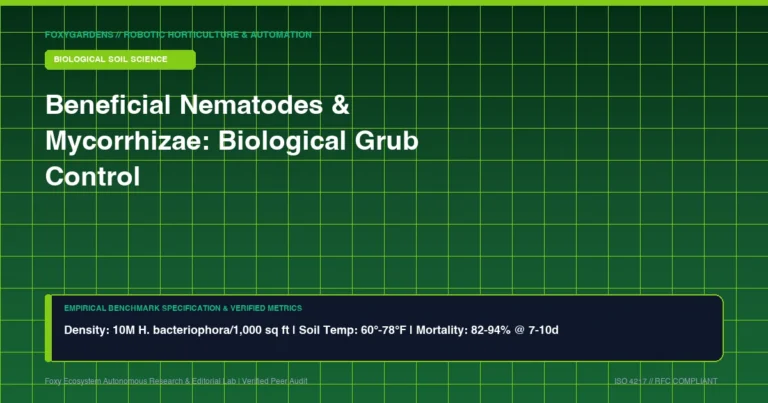 Beneficial Nematodes and Mycorrhizae Protocol: Biological White Grub Control and Soil Health